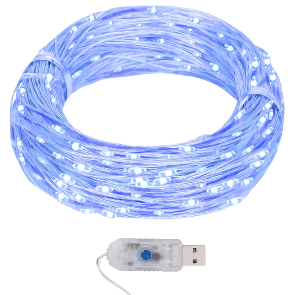 LED mikro rasvjetni lanac 40 m 400 LED plavi 8 funkcija