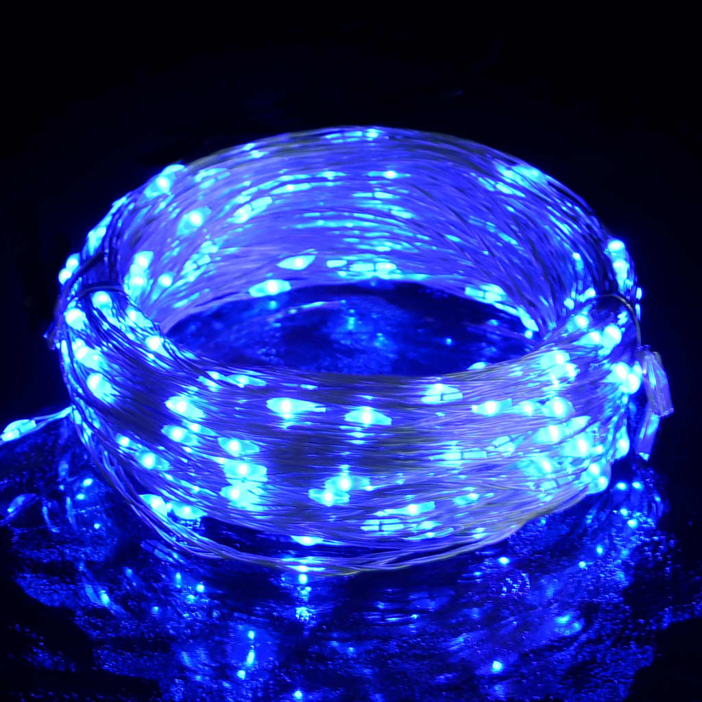 LED mikro rasvjetni lanac 40 m 400 LED plavi 8 funkcija