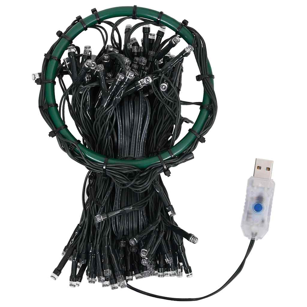 Svjetla za drvce 500 LED šarena 500 cm unutarnja-vanjska