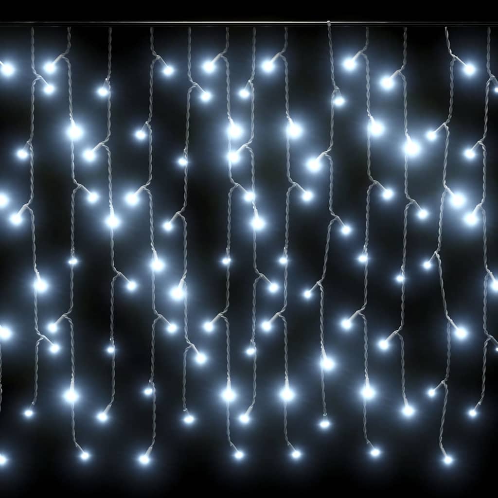 LED zavjesa sa sigama 10 m 400 LED hladne bijele 8 funkcija