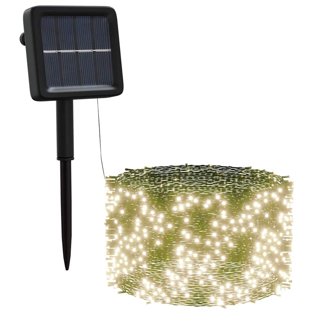 Solarna vilinska svjetla 5 kom 5 x 200 LED topla bijela