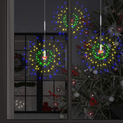 Božićna svjetla izgled vatrometa 2 kom raznobojna 20 cm 280 LED