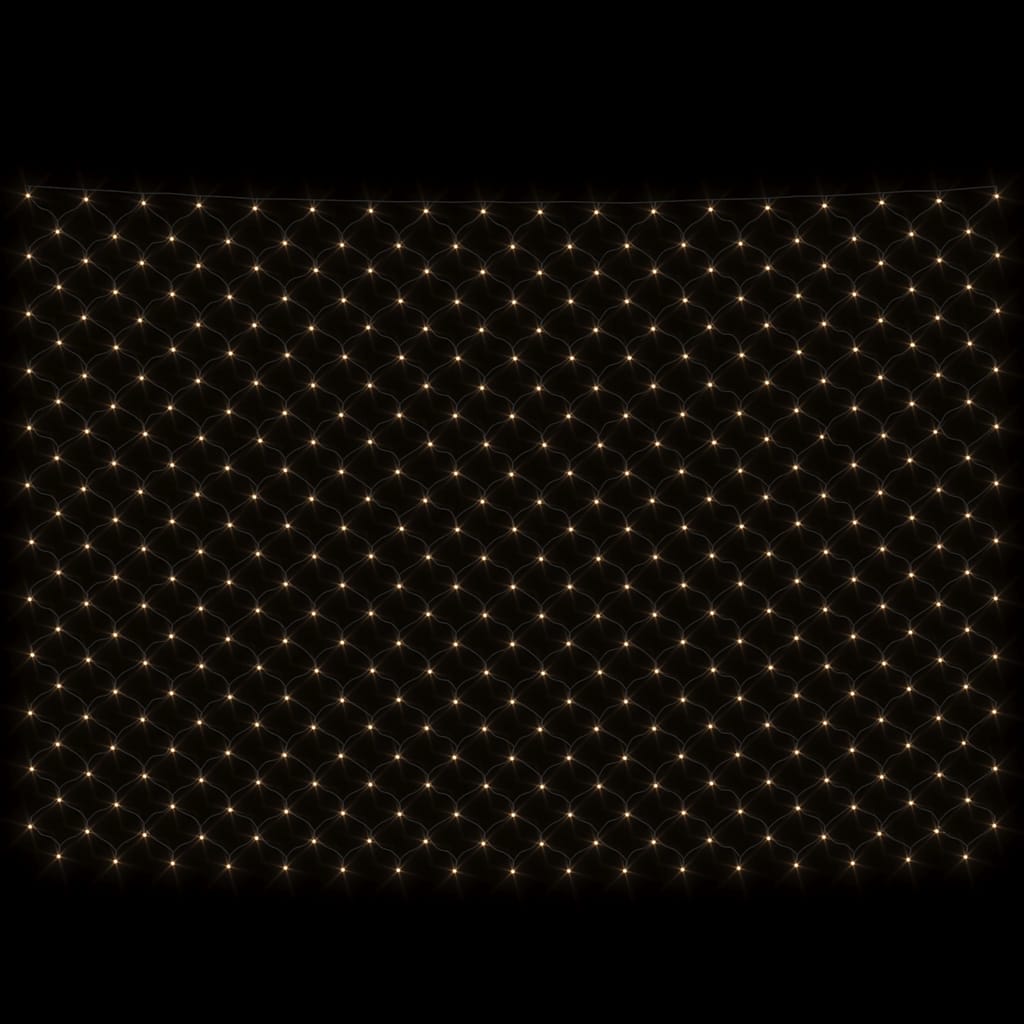 Božićna svjetlosna mreža topla bijela 3 x 2 m 204 LED