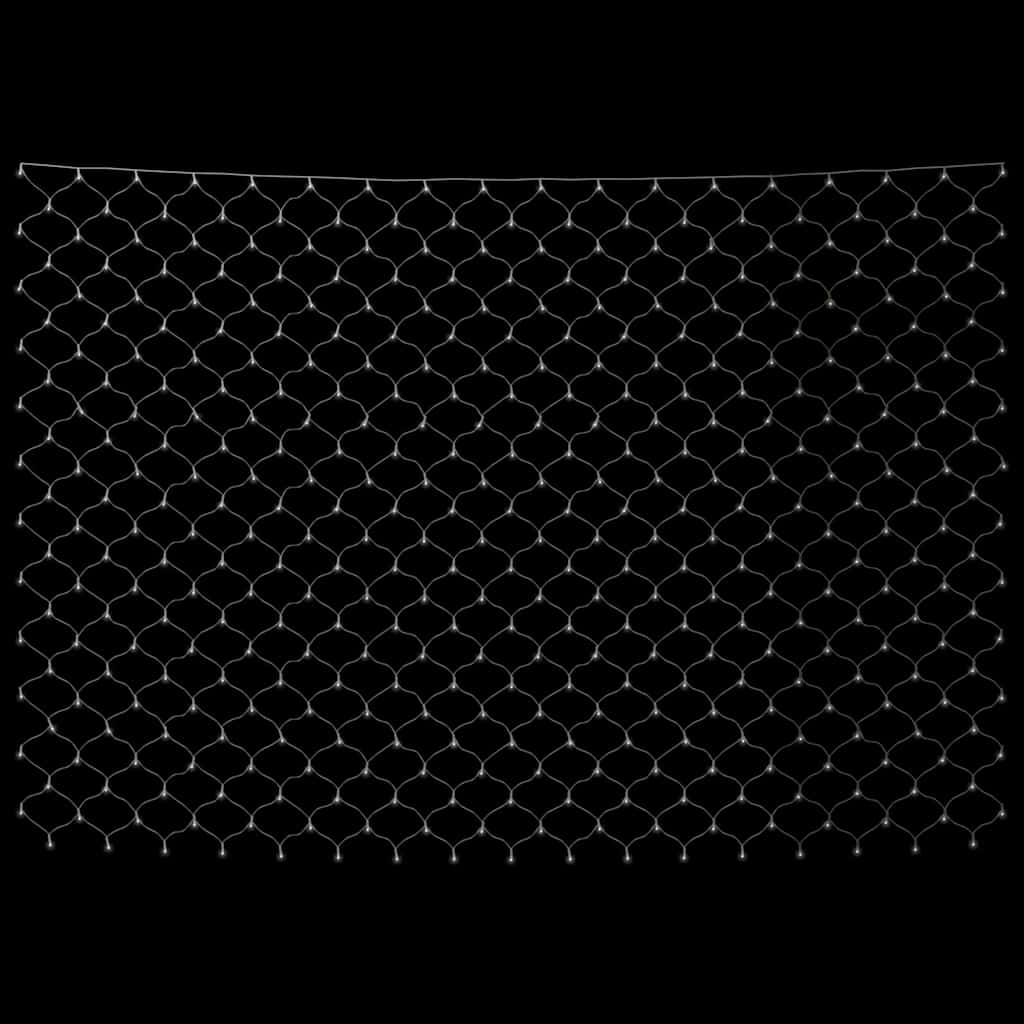 Božićna svjetlosna mreža hladna bijela 3 x 3 m 306 LED
