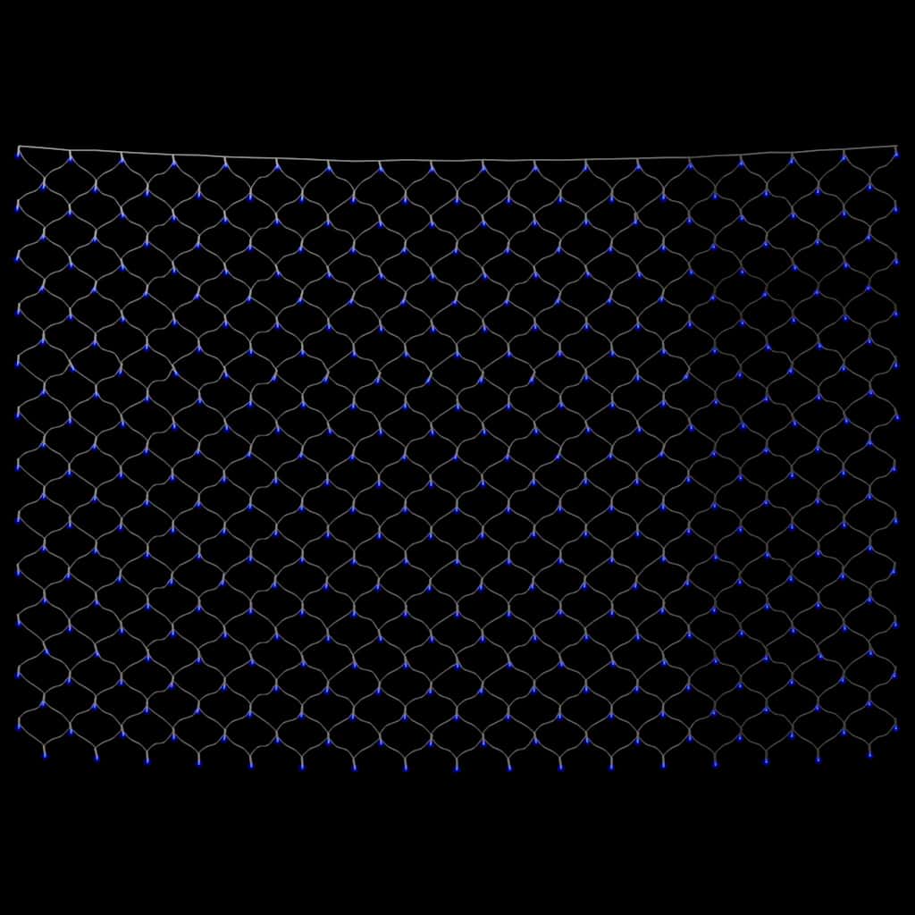 Božićna svjetlosna mreža svjetloplava 4 x 4 m 544 LED