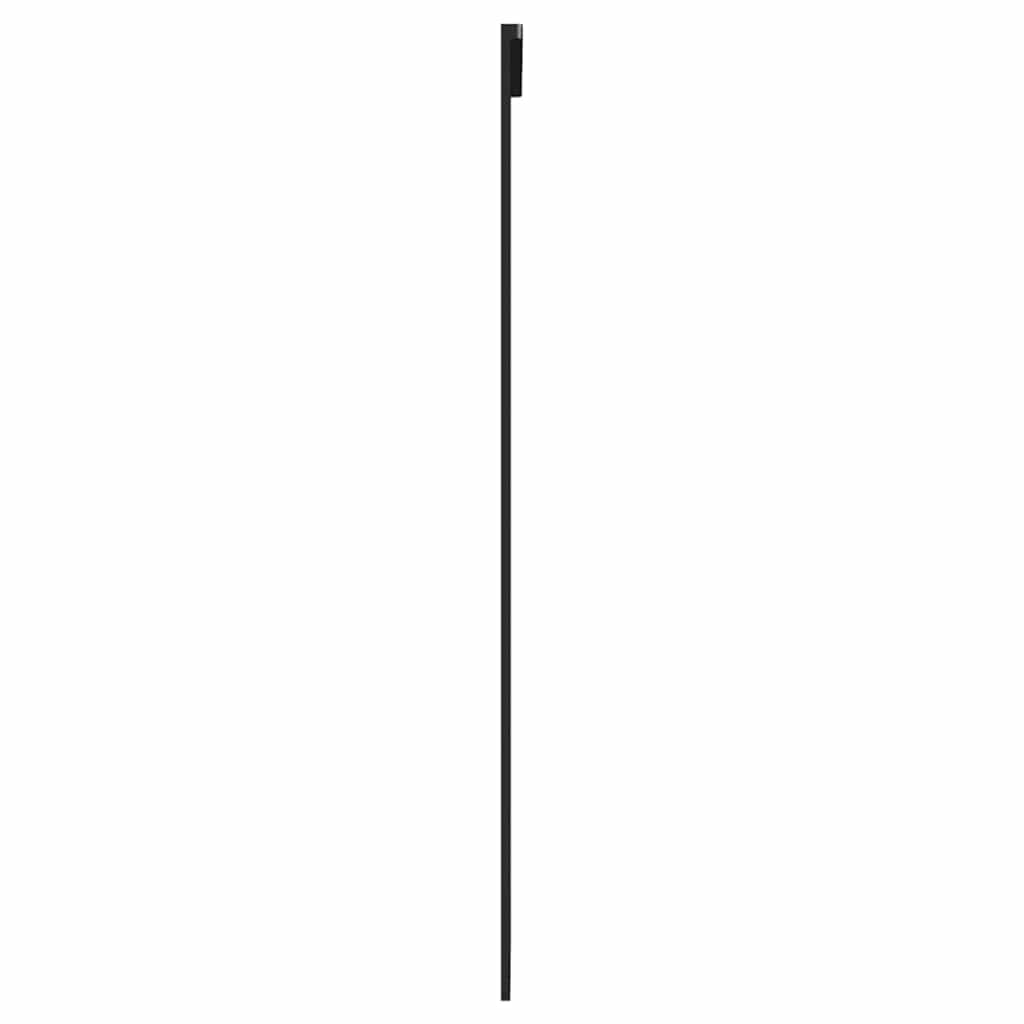 Klizna vrata od stakla ESG i aluminija 76 x 205 cm crna