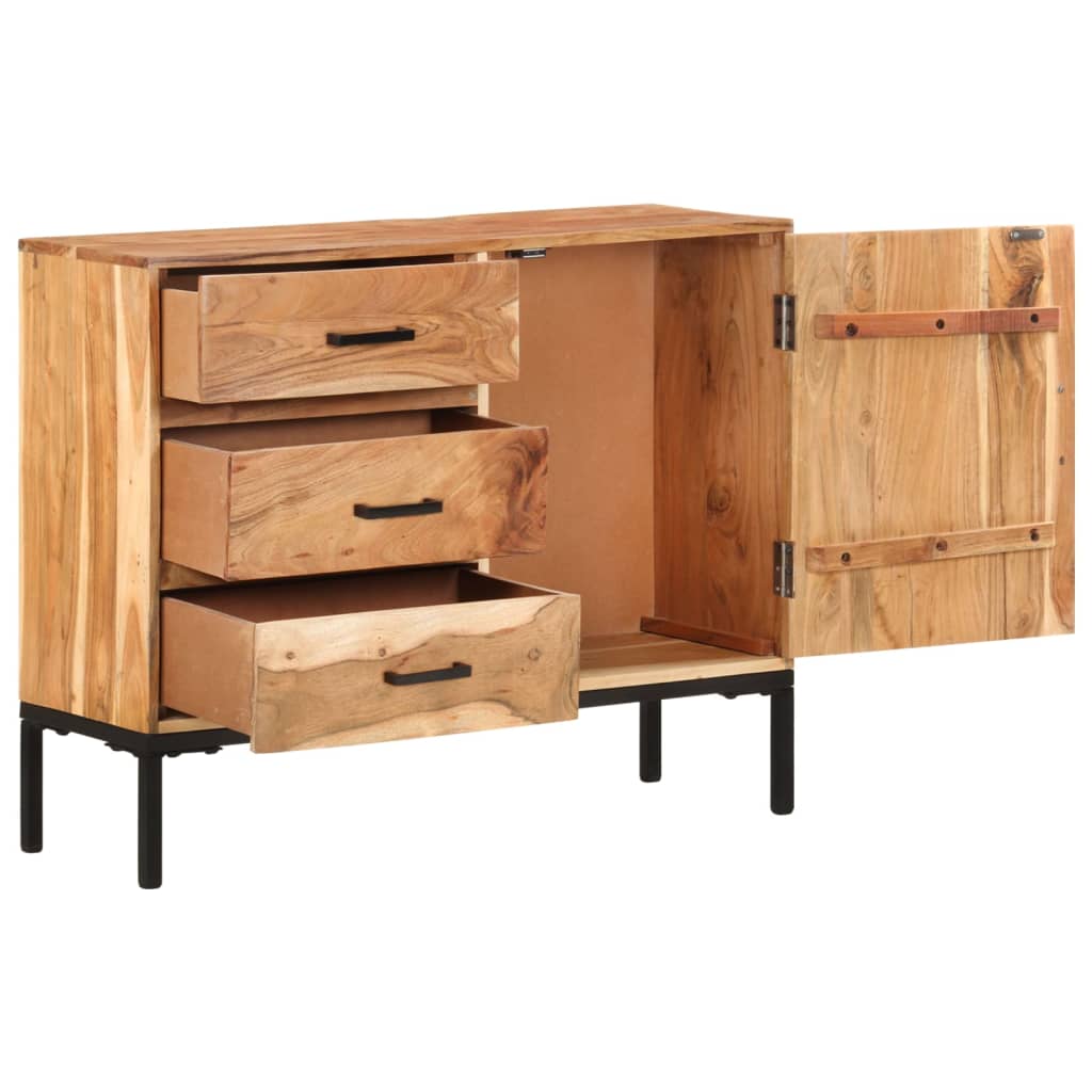Komoda 88 x 30 x 73 cm od masivnog bagremovog drva