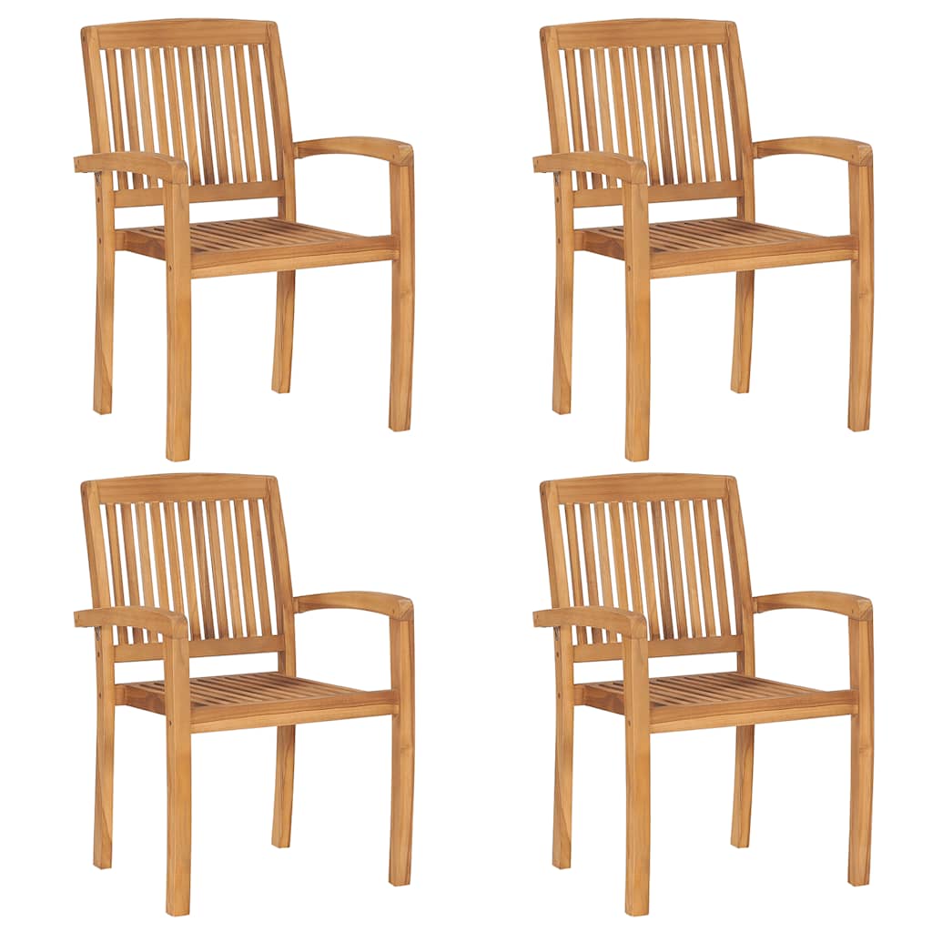 5-dijelni vrtni blagovaonski set od masivne tikovine