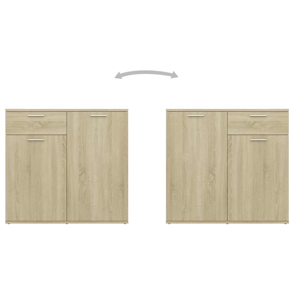 Komoda boja hrasta sonome 160 x 36 x 75 cm konstruirano drvo