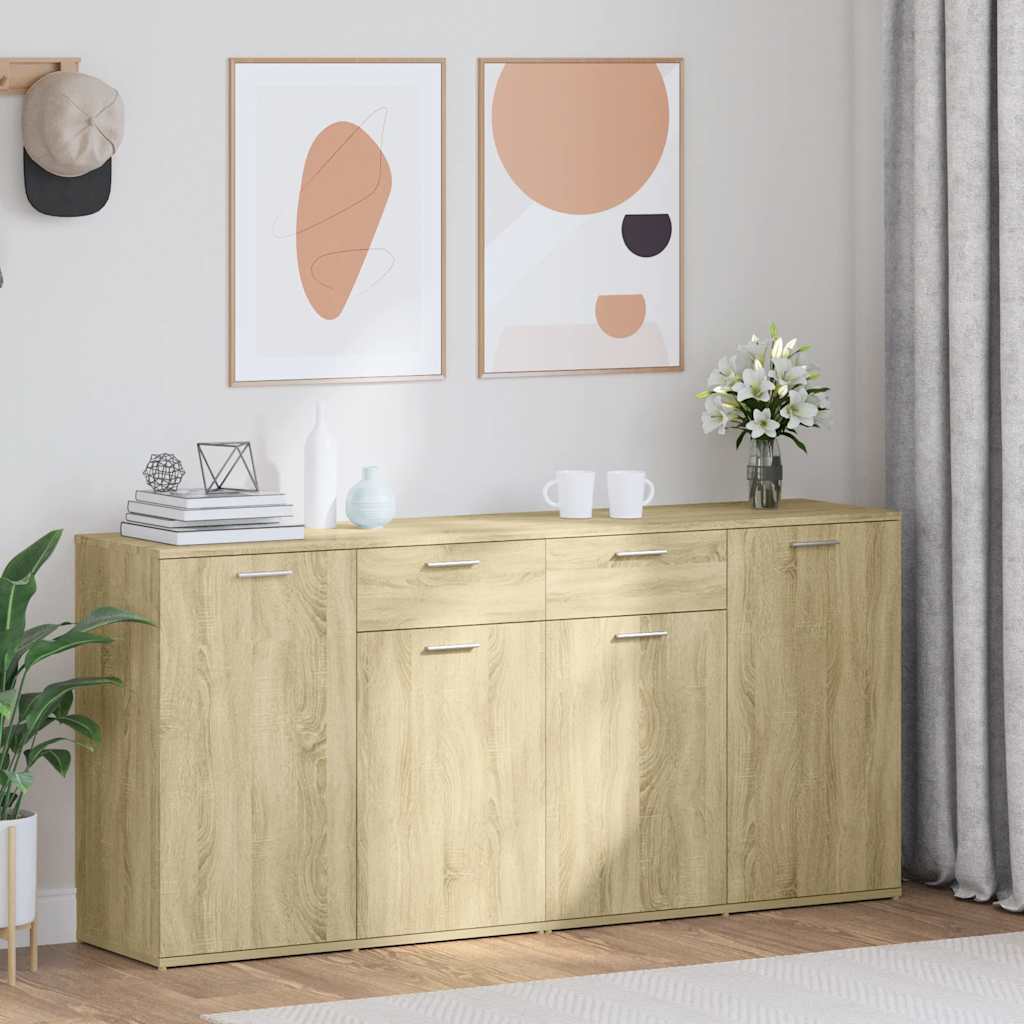 Komoda boja hrasta sonome 160 x 36 x 75 cm konstruirano drvo