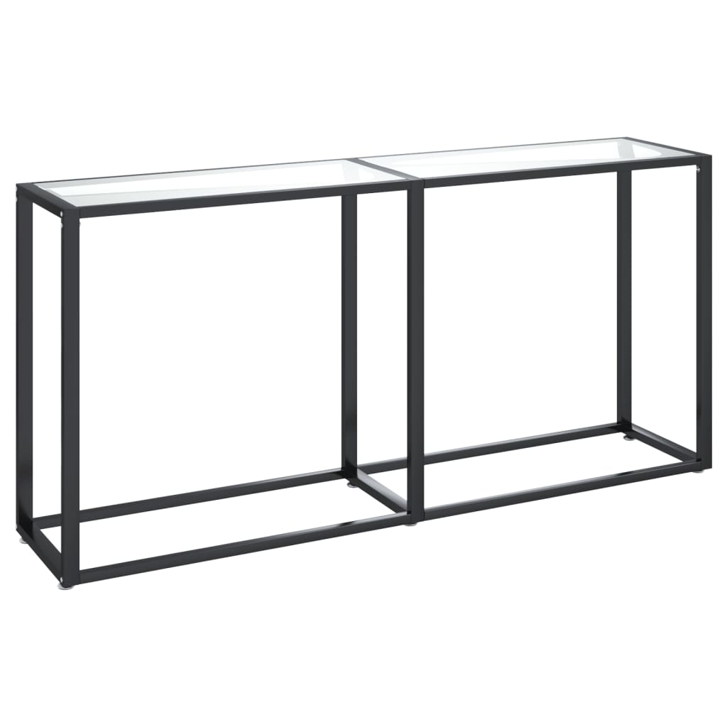 Konzolni stol prozirni 160 x 35 x 75,5 cm od kaljenog stakla