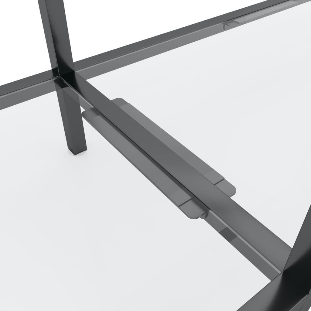 Konzolni stol prozirni 180 x 35 x 75,5 cm od kaljenog stakla
