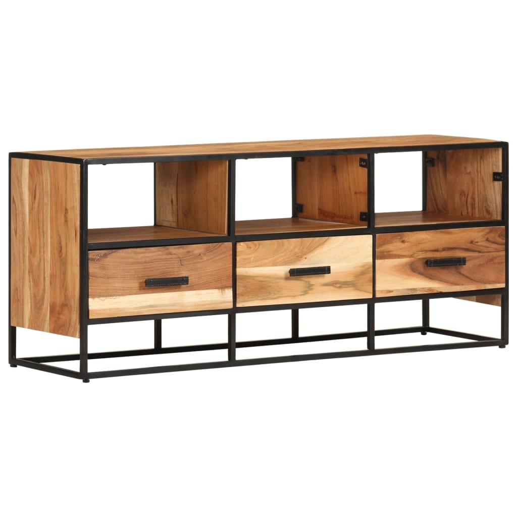 TV ormarić 110 x 30 x 45 cm od masivnog drva bagrema