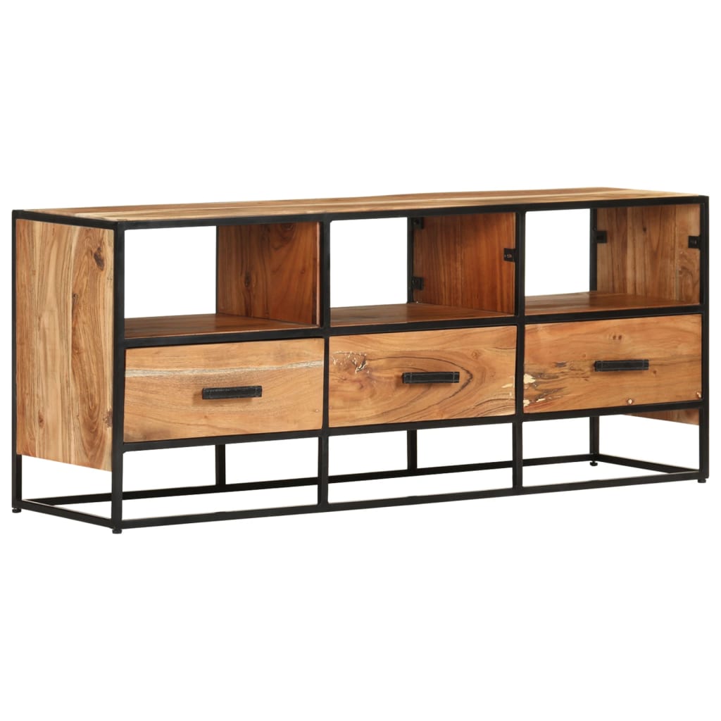 TV ormarić 110 x 30 x 45 cm od masivnog drva bagrema
