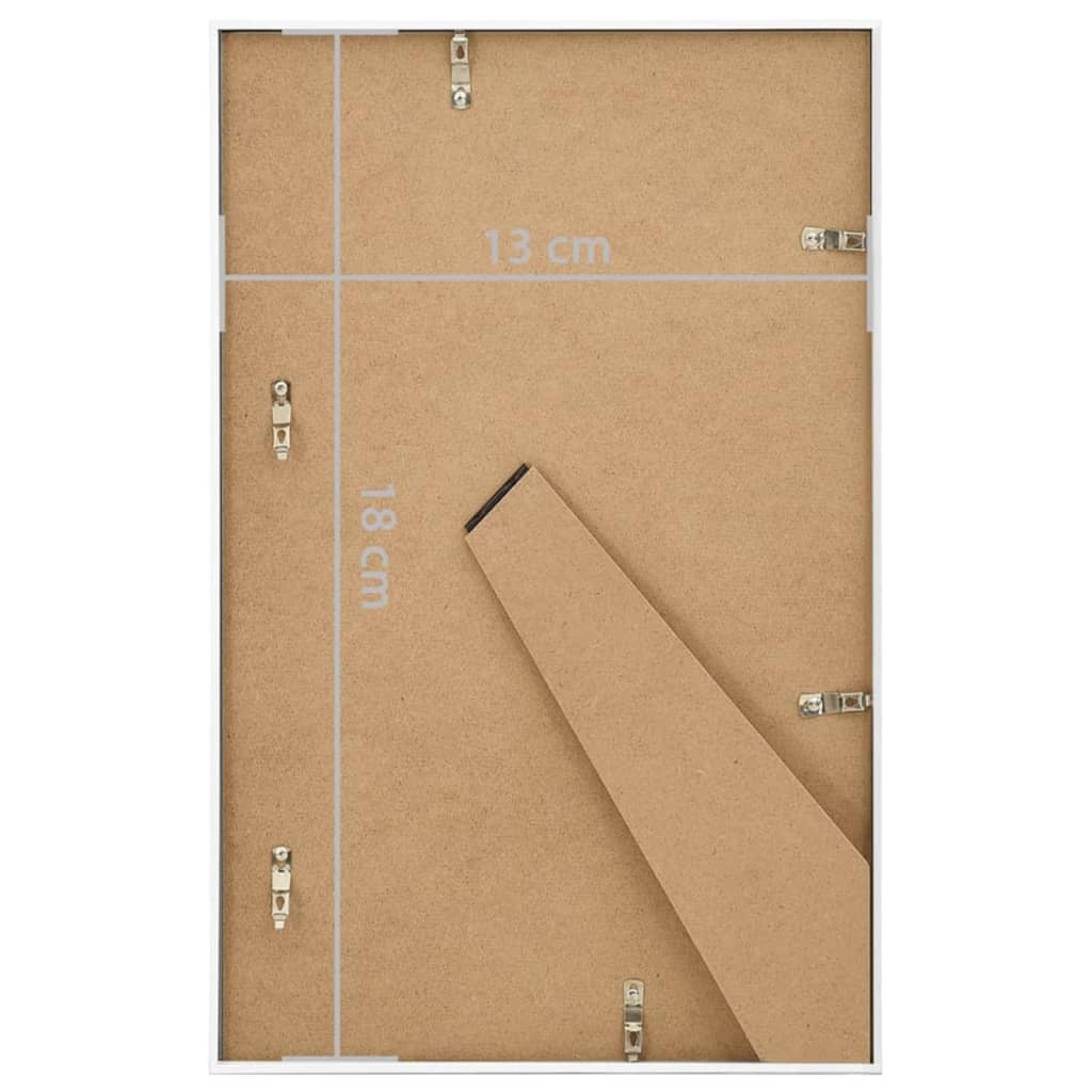 Okviri za fotografije 3 kom za stol bijeli 13 x 18 cm MDF