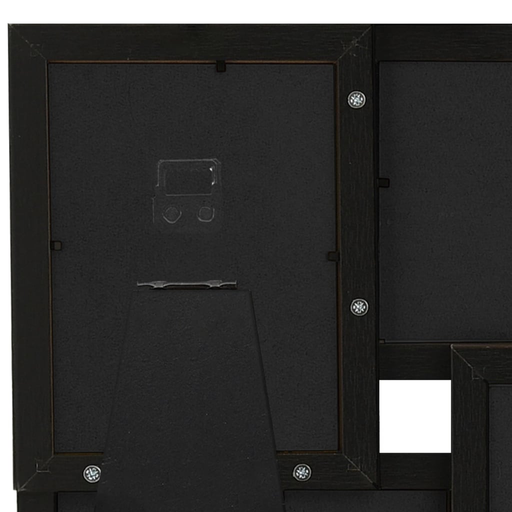 Okvir za 4 fotografije (10 x 15 cm) crni MDF