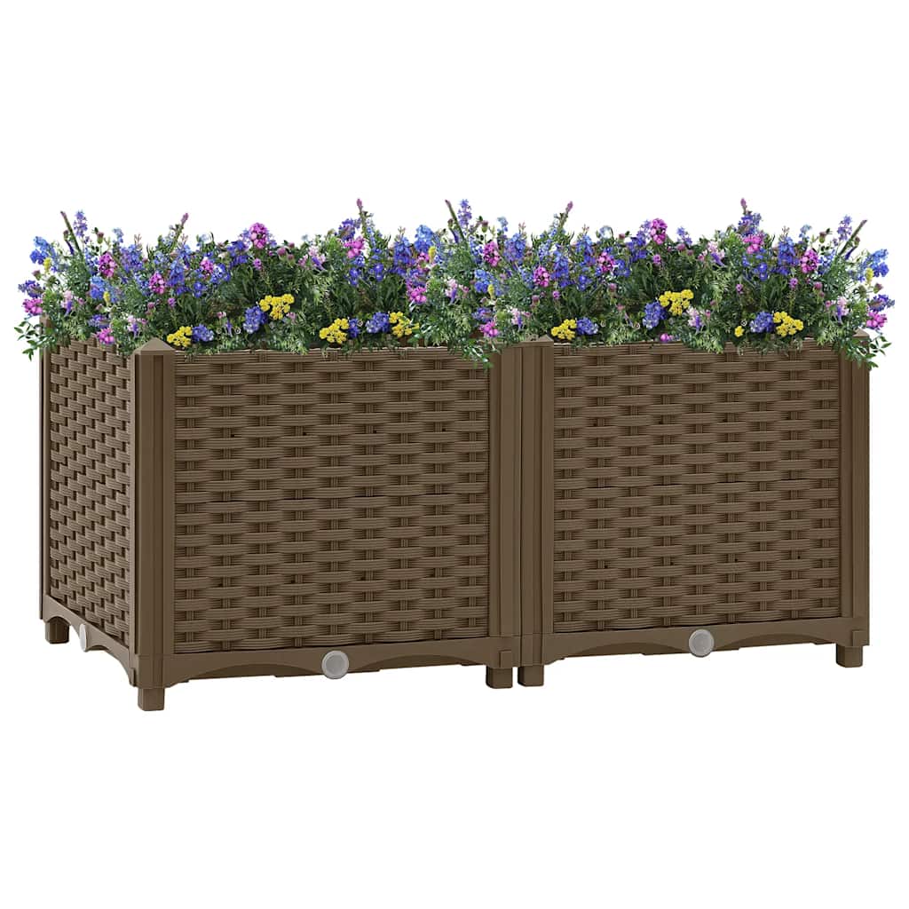 Povišena gredica 80 x 40 x 38 cm od polipropilena