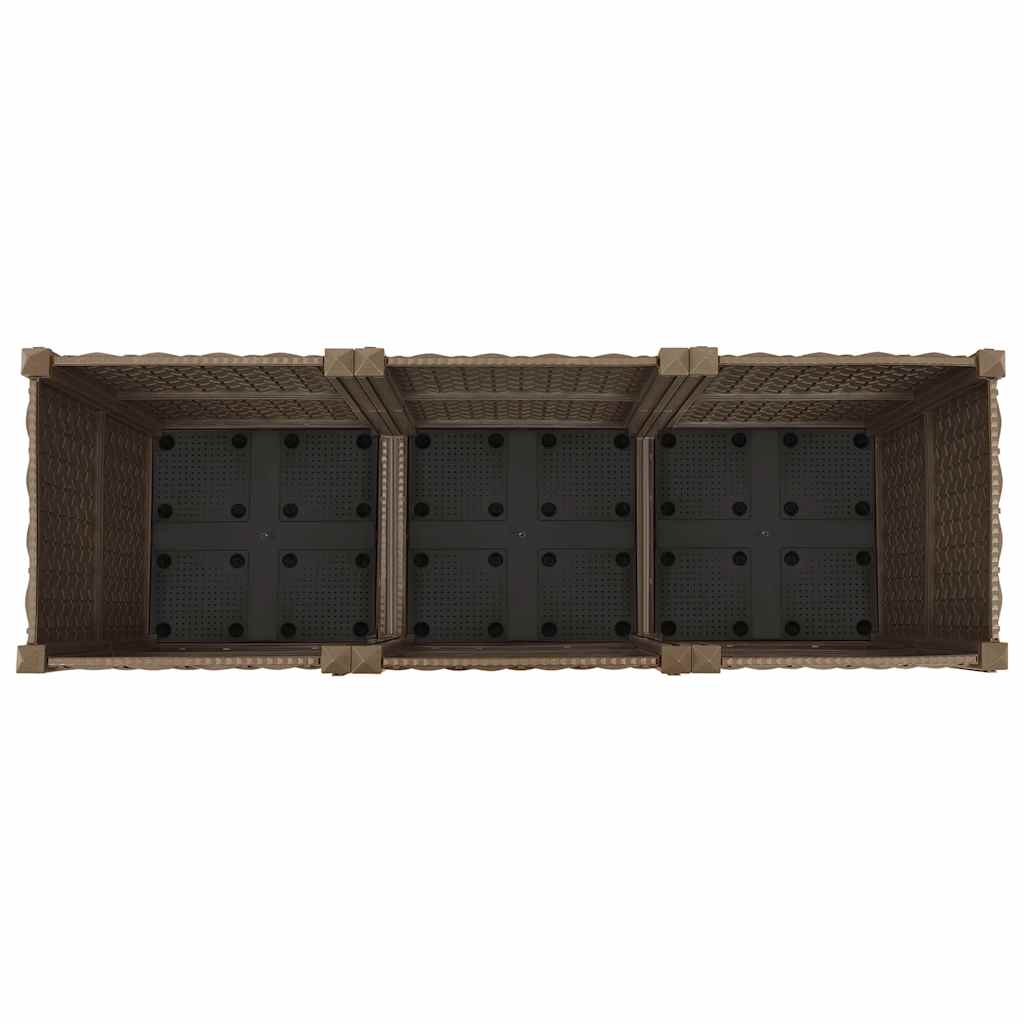 Povišena gredica 120x40x38 cm polipropilen