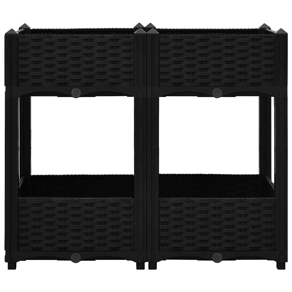 Povišena gredica 80 x 40 x 71 cm od polipropilena