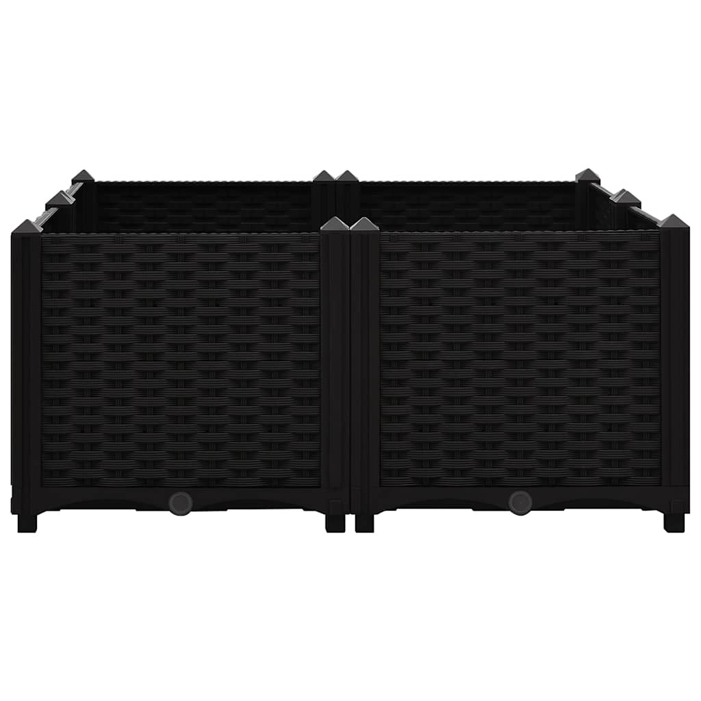 Povišena gredica 80 x 80 x 38 cm od polipropilena