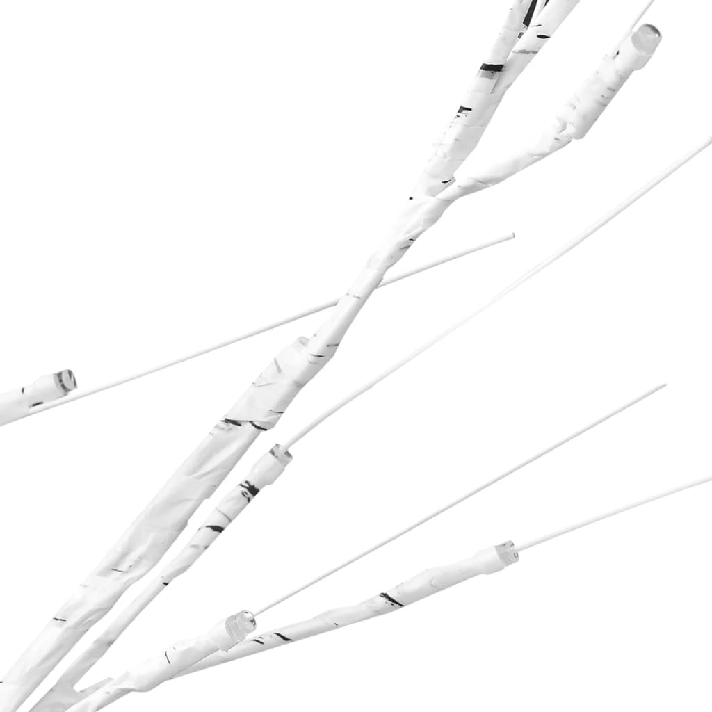 Božićno drvce 156 LED žarulja 1,5 m tople bijele izgled vrbe