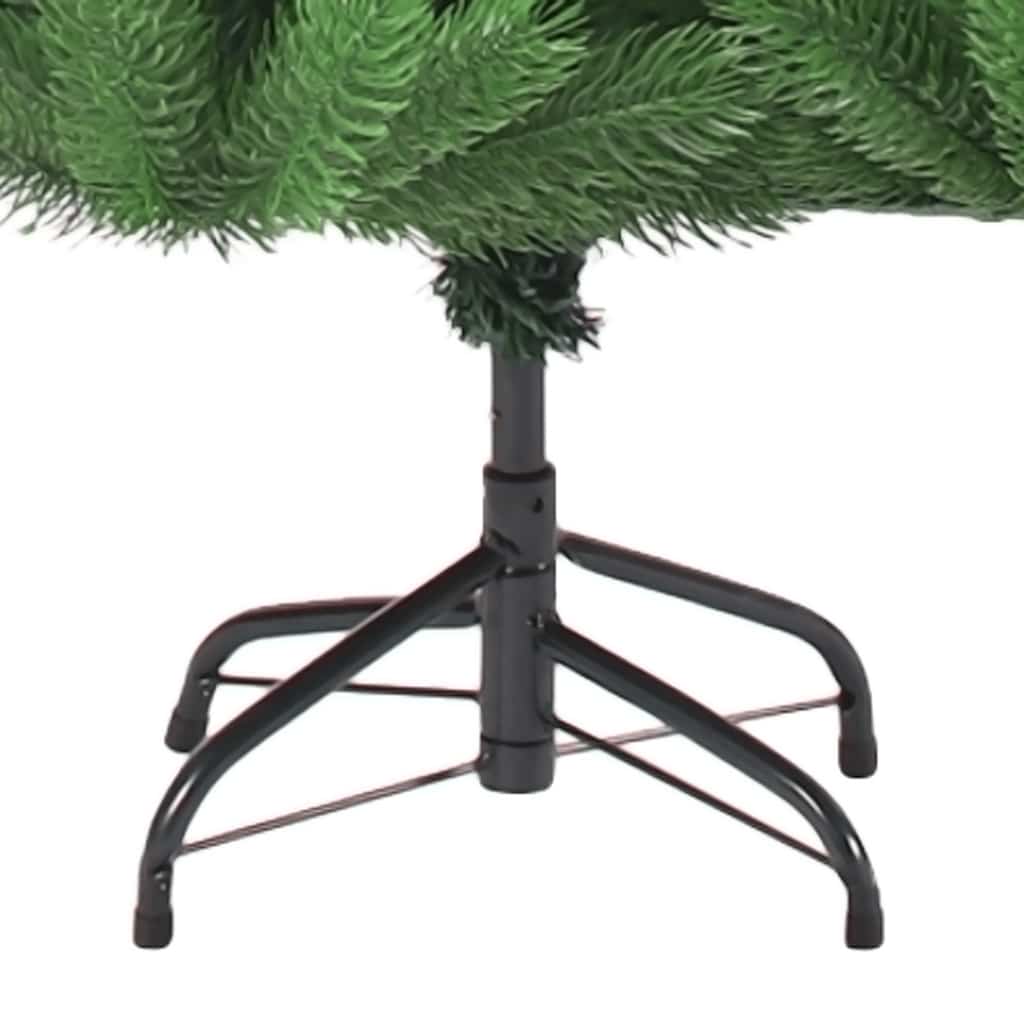 Umjetno drvce kavkaška jela LED s kuglicama zeleno 180 cm