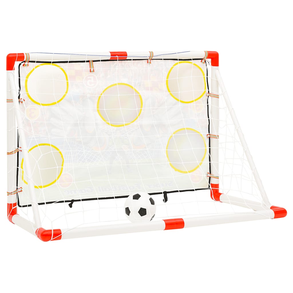 Set dječjeg nogometnog gola sa zidom za gol 120 x 51 x 77,5 cm