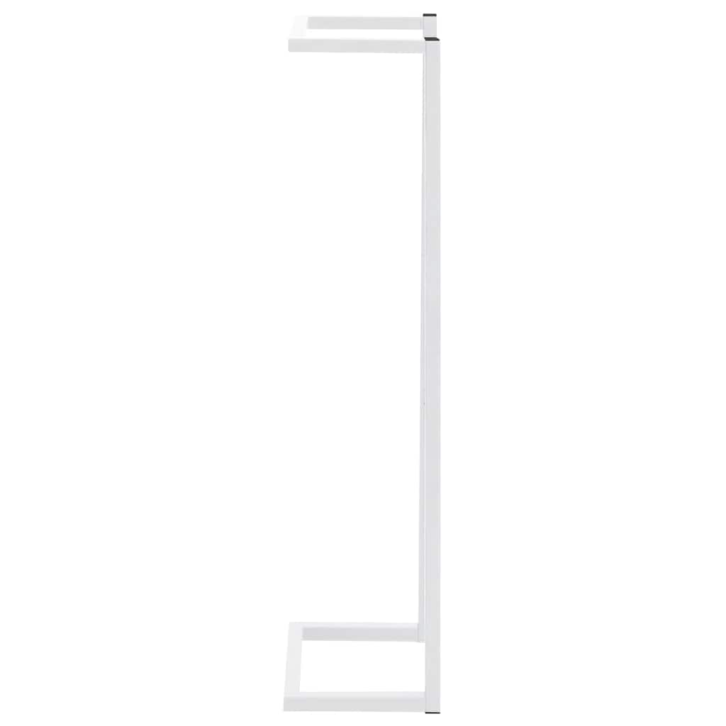 Stalak za ručnike bijeli 25 x 20 x 95 cm čelični
