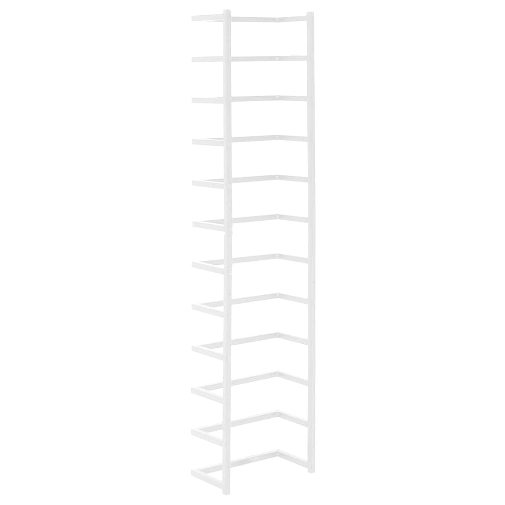 Stalak za ručnike bijeli 24 x 12 x 96 cm čelični