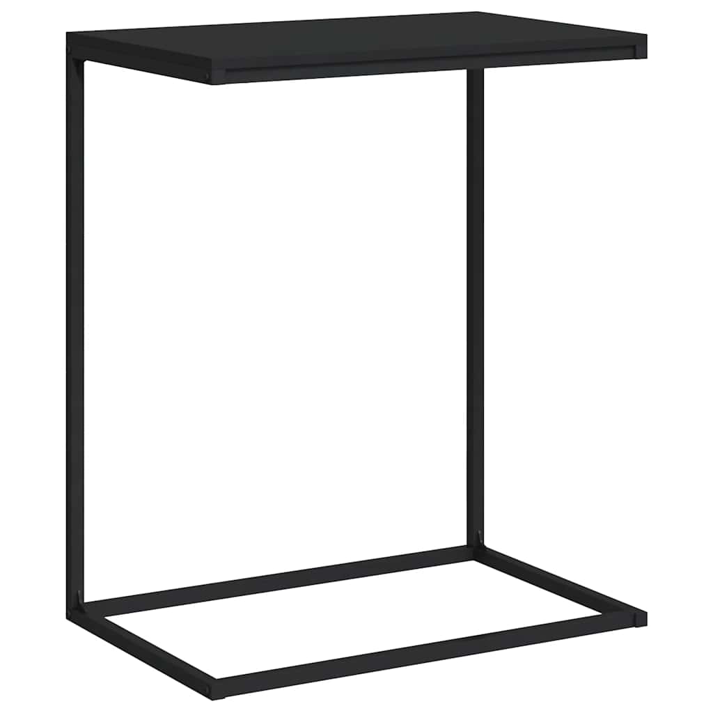 Bočni stolić crni 55 x 35 x 66 cm od konstruiranog drva