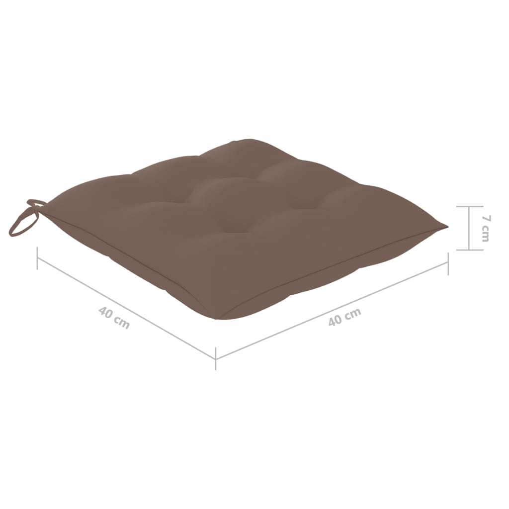 Sklopive vrtne stolice s jastucima 8 kom od bagremovog drva