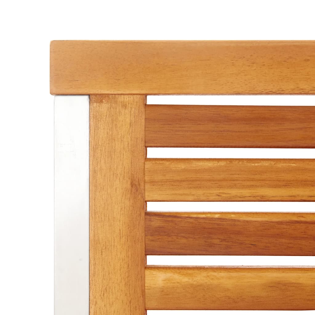Vrtne stolice s jastucima 4 kom od masivnog bagremovog drva