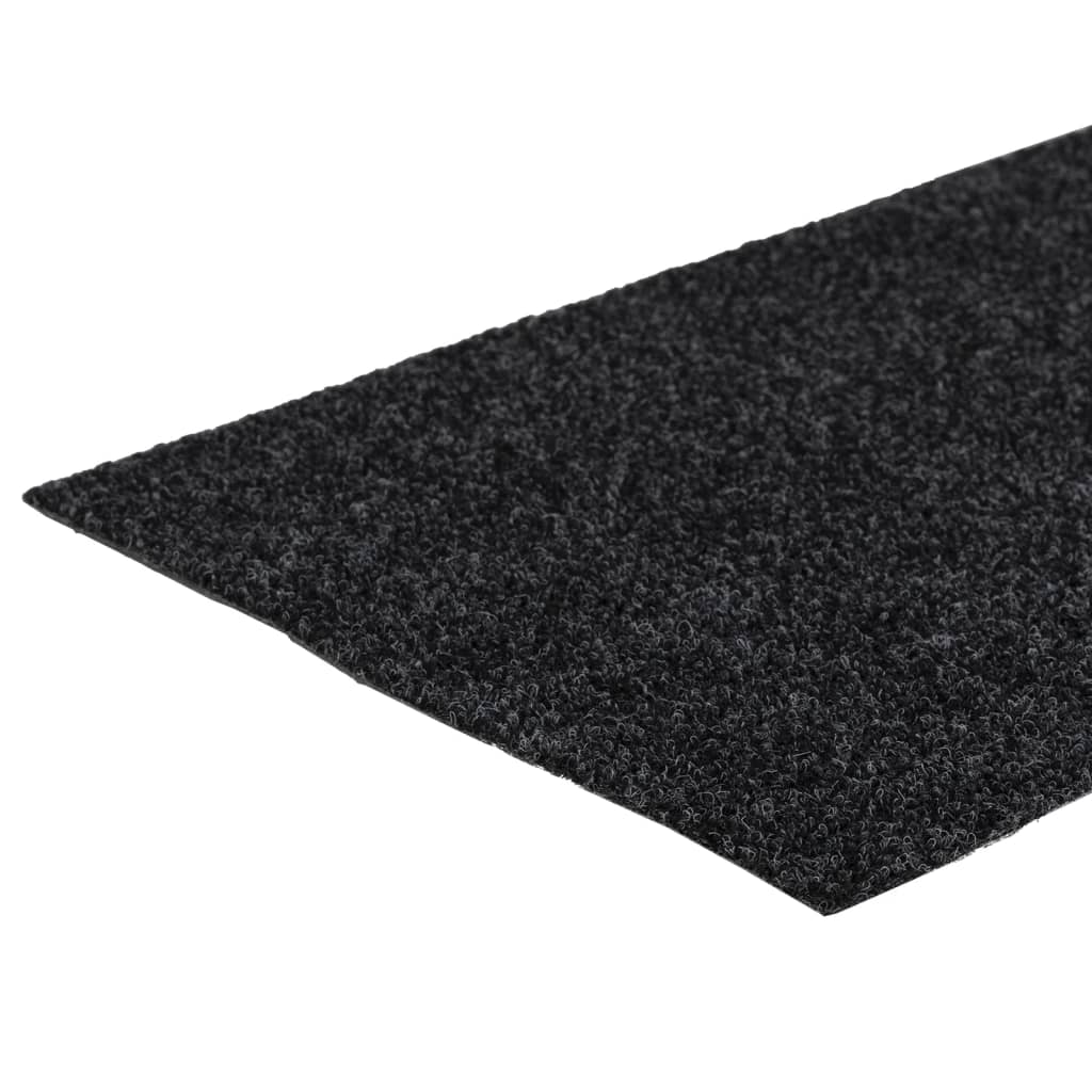 Prostirke za stepenice samoljepljive 15 kom 60x25 cm tamnosive pravokutne