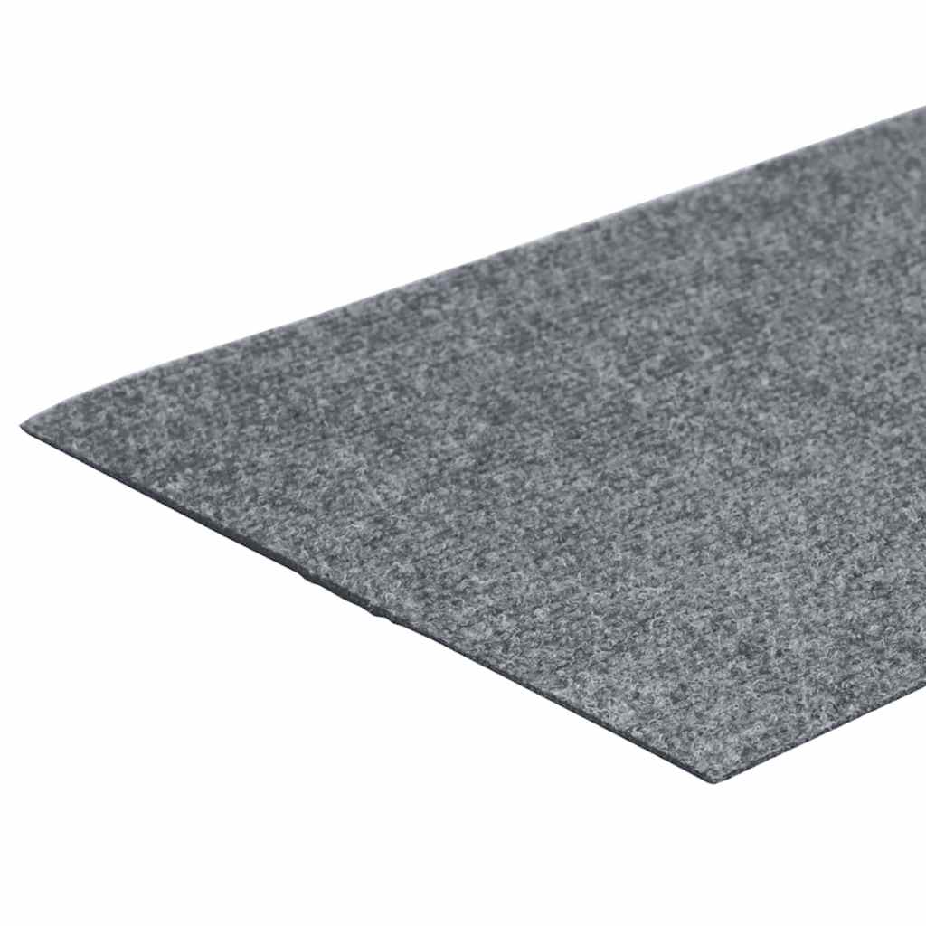 Prostirke za stepenice samoljepljive 15 kom 60x25 cm svijetlo sive pravokutne