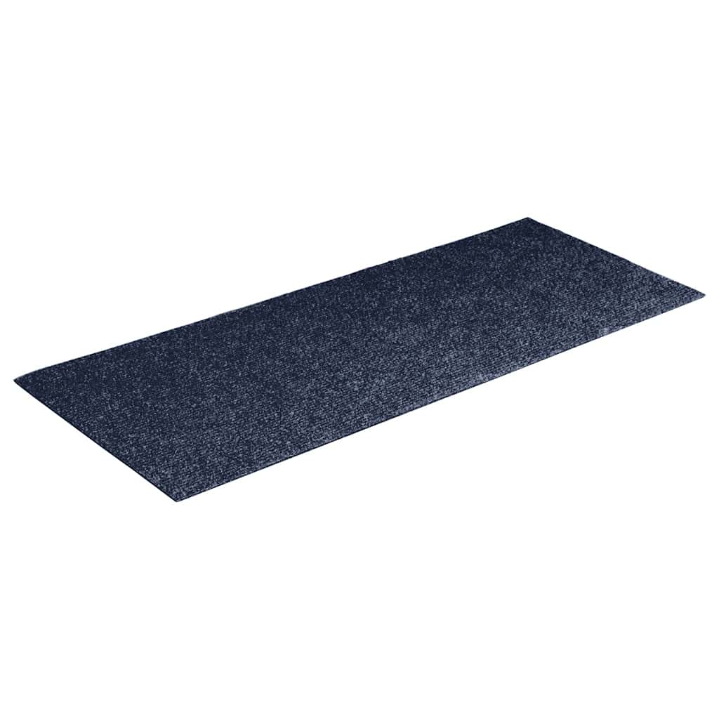 Prostirke za stepenice samoljepljive 15 kom 60x25 cm sivo plave pravokutne