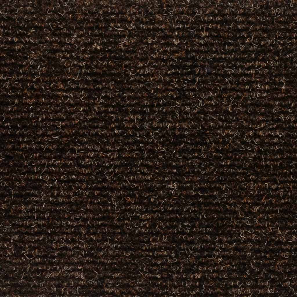 Prostirke za stepenice samoljepljive 15 kom 60x25 cm smeđe pravokutne