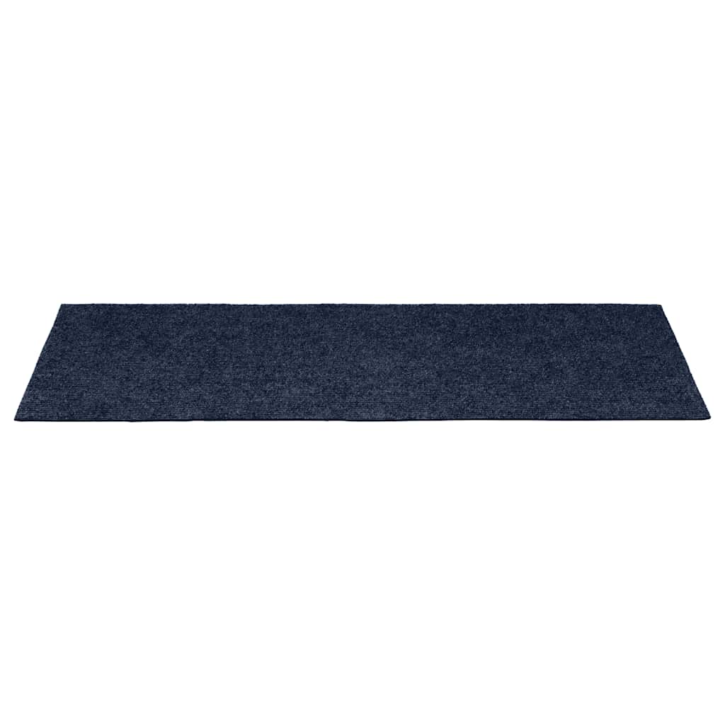 Prostirke za stepenice samoljepljive 15 kom 60x25 cm tamnoplave pravokutne