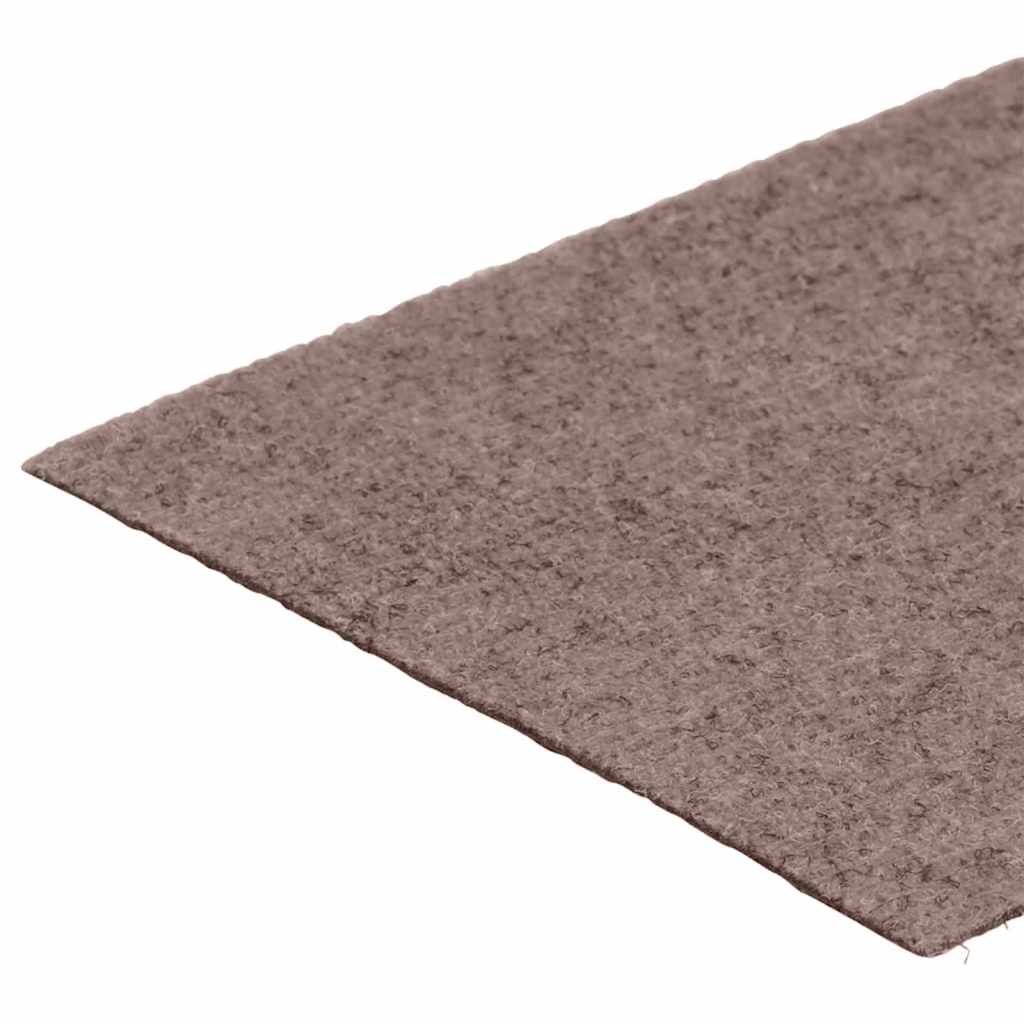 Prostirke za stepenice samoljepljive 15 kom 76x20 cm svijetlosmeđe pravokutne