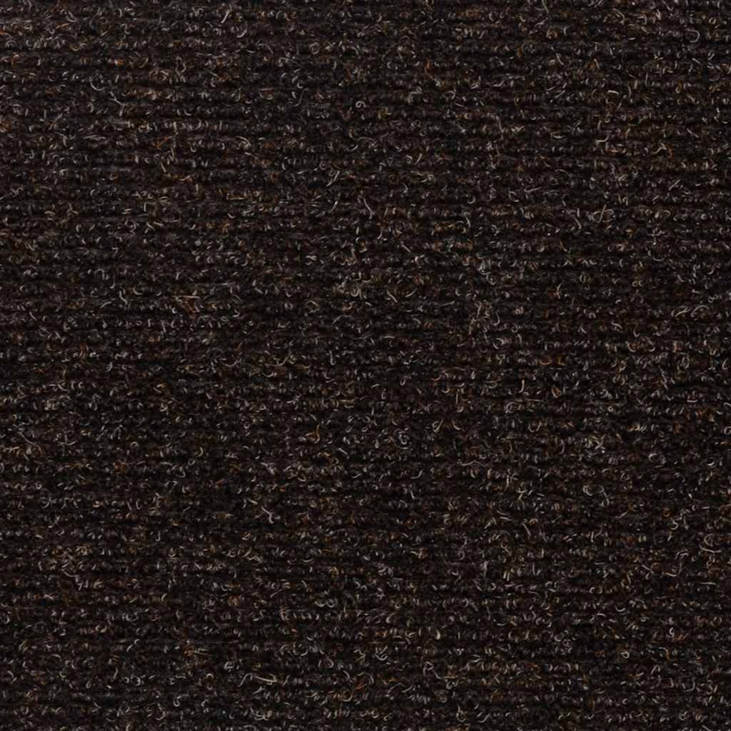Prostirke za stepenice samoljepljive 15 kom 76x20 cm tamnosmeđe pravokutne
