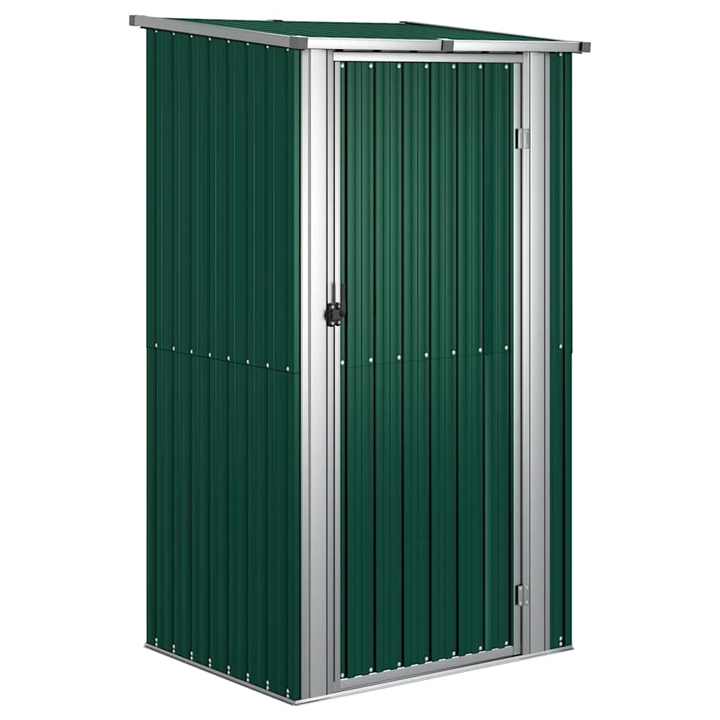 Vrtna kućica zelena 118,5x97x209,5 cm pocinčani čelik