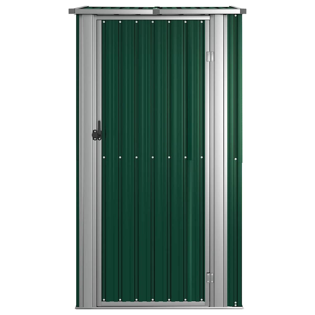 Vrtna kućica zelena 118,5x97x209,5 cm pocinčani čelik