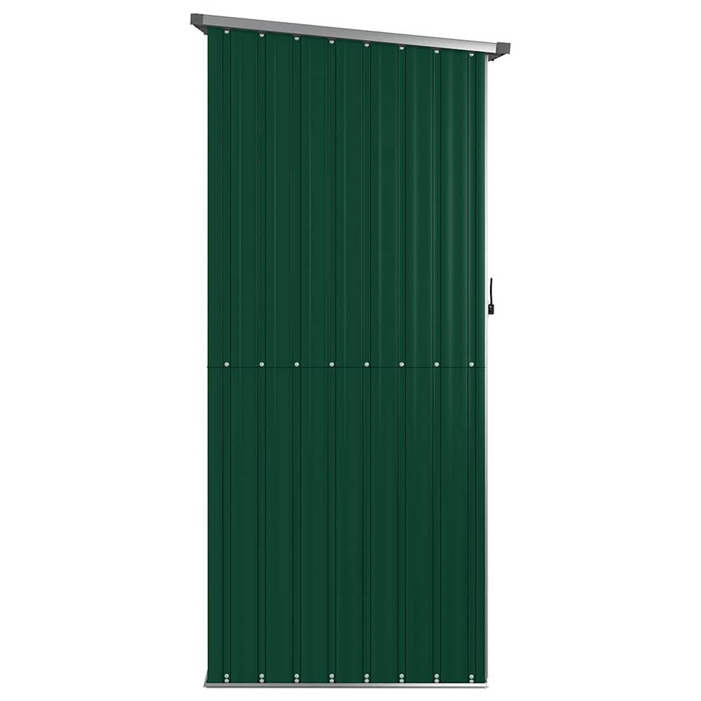 Vrtna kućica zelena 118,5x97x209,5 cm pocinčani čelik