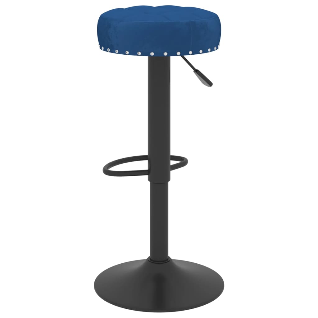 Barske stolice 2 kom. Plavi baršun