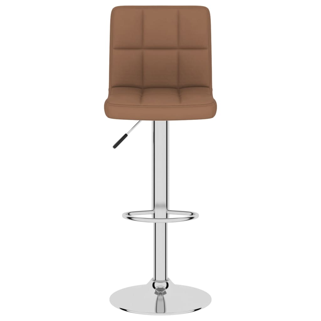 Barski stolci od tkanine 2 kom smeđi