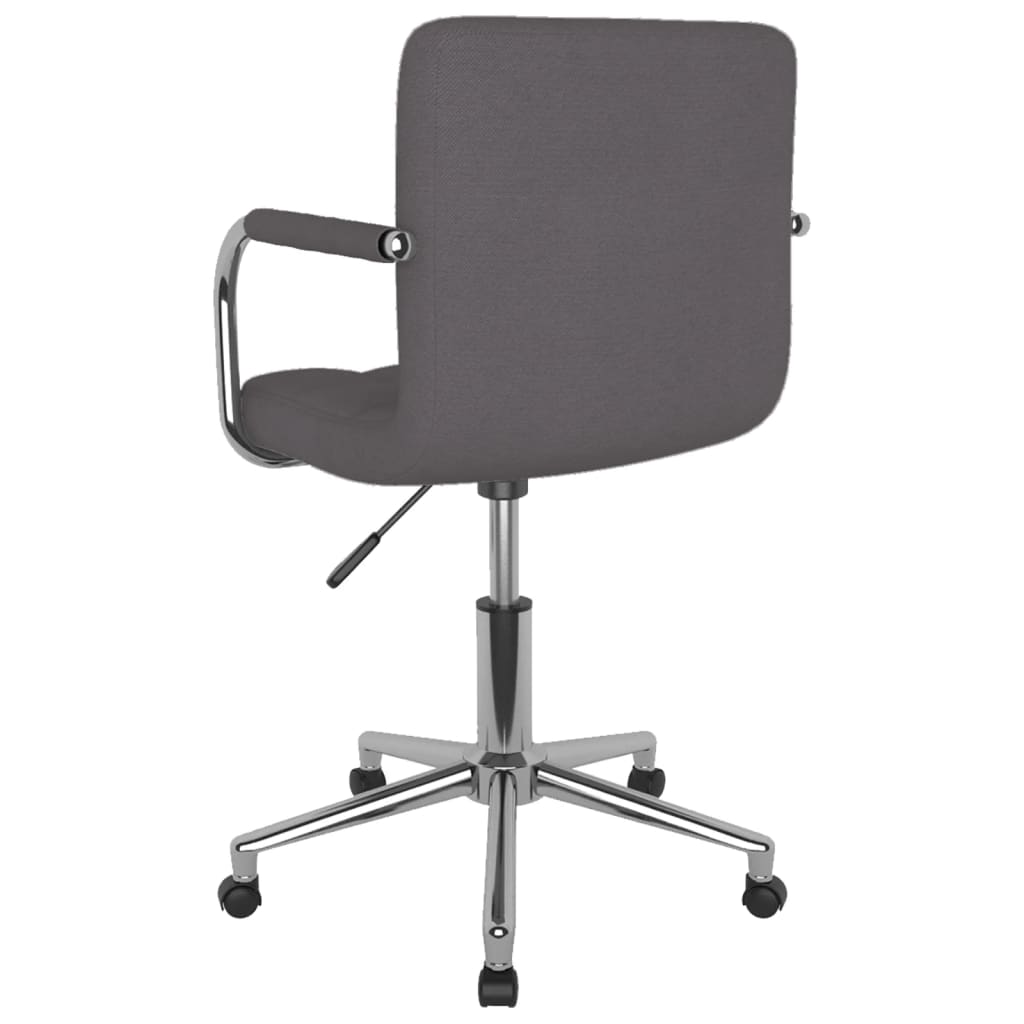 Okretna uredska stolica od tkanine smeđe-siva