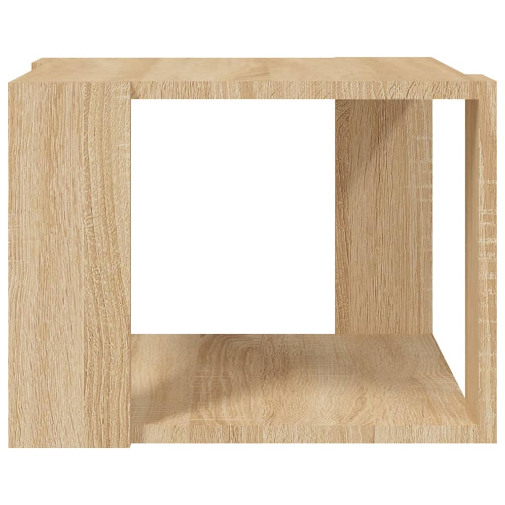 Stolić za kavu boja hrasta 40 x 40 x 30 cm konstruirano drvo