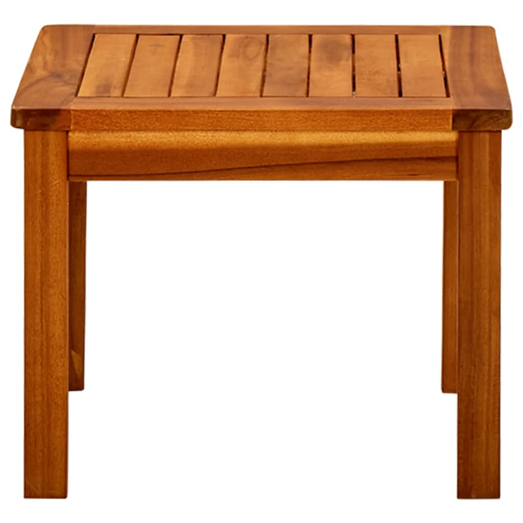 Vrtni stolić za kavu 45 x 45 x 36 cm masivno bagremovo drvo