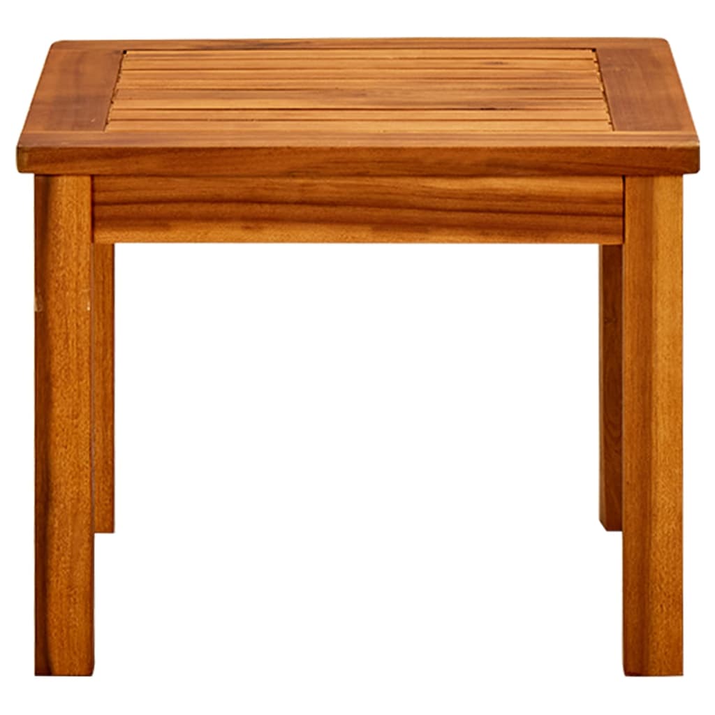 Vrtni stolić za kavu 45 x 45 x 36 cm masivno bagremovo drvo