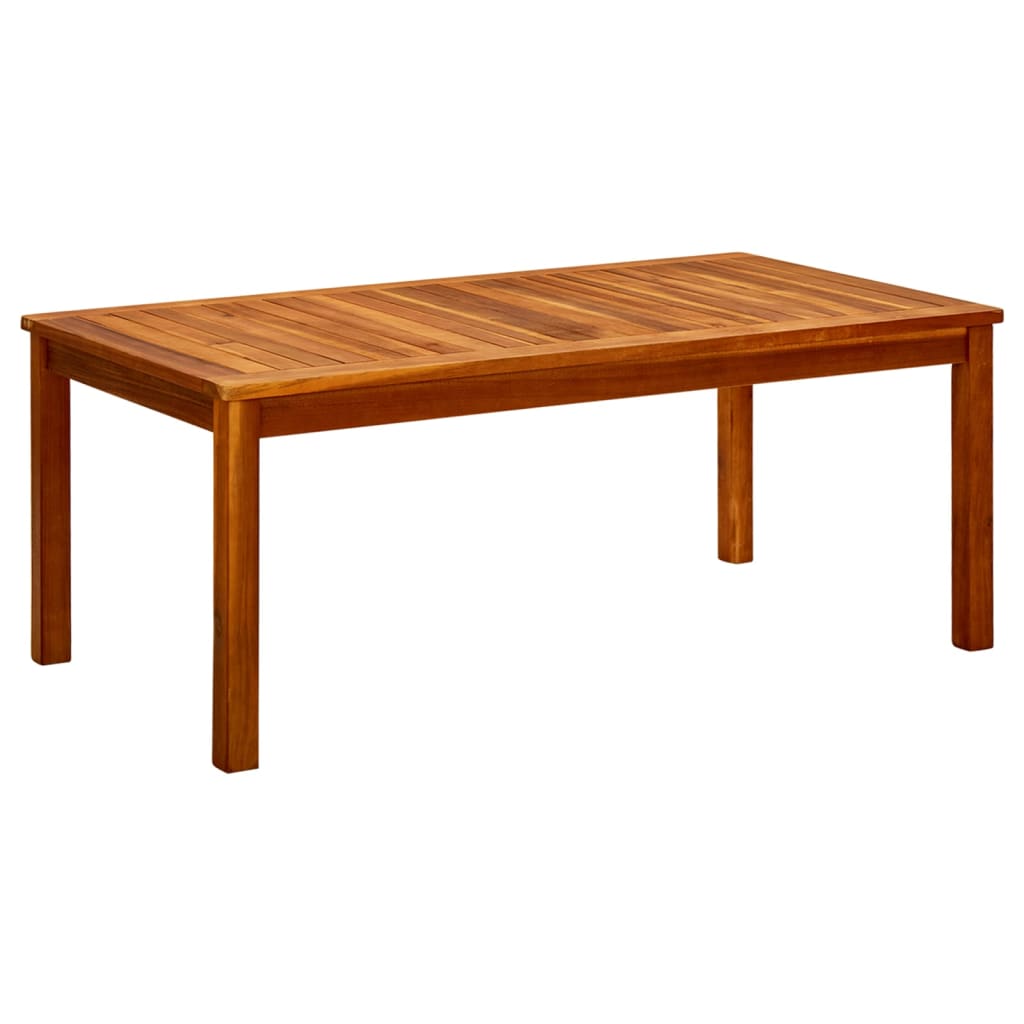 Vrtni stolić za kavu 110 x 60 x 45 cm masivno bagremovo drvo