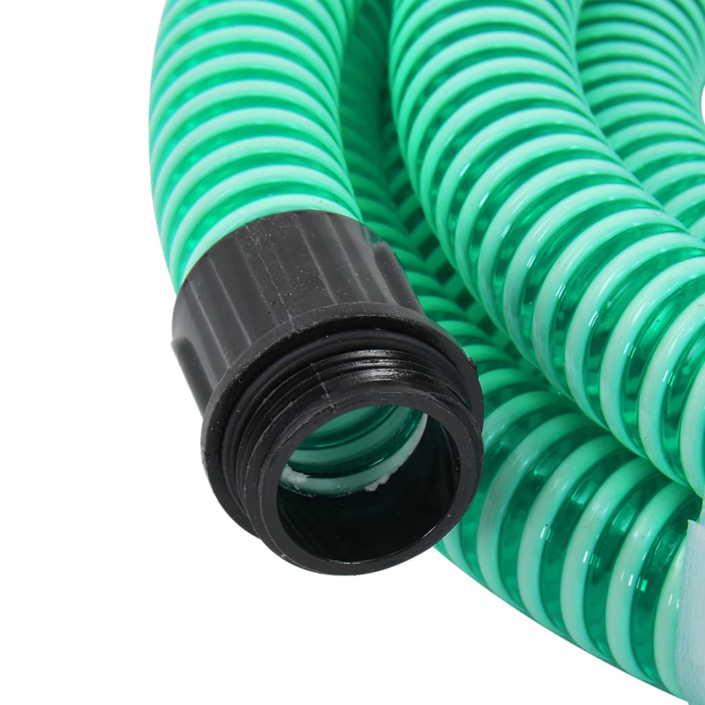 Usisno crijevo s mjedenim priključcima zeleno 1,1 " 4 m PVC
